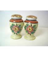 Mini Made in Japan shakers Vintage salt &amp; pepper hand painted - £5.33 GBP
