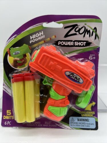 JA-RU Ultra Foam Power Shot Dart Toy Gun Zooma 5 Foam Tag Kid Party COMB... - $3.93