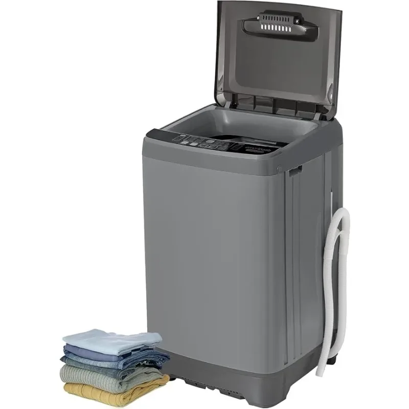 L automatic portable washing machine 1 8 cu ft 16lb capacity 10 smart cleaning programs thumb200