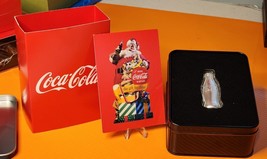 2023  COCA- COLA 1-TR OZ .999 SILVER BOTTLE IN Tin Can &quot;ON HAND&quot; - £74.39 GBP