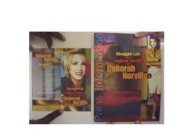 Deborah Norville Press Kit  Straight Talk About Vaginal Health - £33.60 GBP