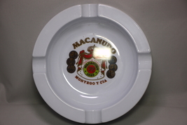 MACANUDO  COMPANY LOGO ASHTRAY 7" Diameter  image 6