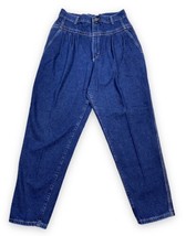 Vtg LEE Women&#39;s High Waisted Front Pleated  Baggy Denim Mom Jeans USA Ma... - $34.16