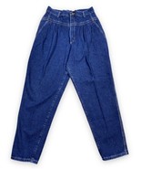 Vtg LEE Women&#39;s High Waisted Front Pleated  Baggy Denim Mom Jeans USA Ma... - £26.78 GBP