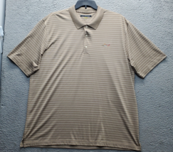 Greg Norman Polo Shirt Men&#39;s 2XL Multi Striped Golf Perfomance Play Dry ... - $24.36