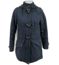 I. Spiewalk Women&#39;s Coat Jacket Size XS Navy Blue Hooded - $56.38