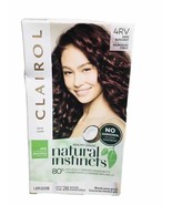 Clairol Natural Instincts Hair Color 4RV Dark Burgundy New Damaged Box - $16.71