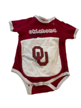 Colosseum Oklahoma Sooners Football Junior One pc w/Bib, Red, Infant - £14.64 GBP