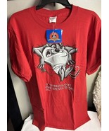 VTG &#39;98 Taz &quot;You bring out the devil in me&quot; Red Heart Tee Men&#39;s L w/ tags - $40.53 CAD
