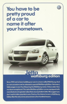 2007 Volkswagen JETTA WOLFSBURG Edition sales brochure sheet 07 VW - £6.26 GBP