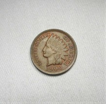 1906 Rpd Indian Cent Ch Unc Brown Coin AI091 - £103.58 GBP