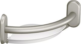 Moen LR2354DBN Bathroom Safety 9-Inch Curved Bathroom Grab Bar, Brushed ... - $48.99