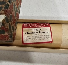Christmas Hymns #2 - International WordRoll Piano Roll #6069 (Three Sele... - $12.00