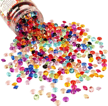Clear Wedding Table Scatter Confetti Crystals Acrylic Diamonds Rhineston... - £15.92 GBP