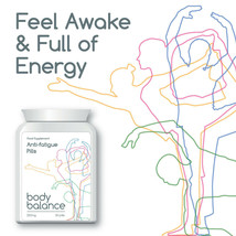 Body Balance ANTI-FATIGUE Pill Tablet Stop Exhaustion Get Energy Herbal &amp; Safe - £19.98 GBP