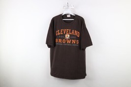 Vtg Mens XL Faded Spell Out Cleveland Browns Football Short Sleeve T-Shirt - £34.33 GBP