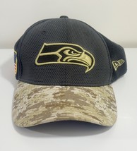 NFL NEW EAR SEATTLE SEAHAWKS Camo Brim Cap Hat - $5.49