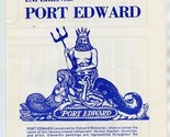Port Edward Menu Algonquin Illinois Great Nautical Experience - £22.03 GBP