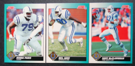 1991 Score Supplemental Indianapolis Colts Football Cards Team Set - £0.98 GBP