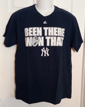 NY Yankees MLB Majestic Graphic T-Shirt Men&#39;s Large - $14.96