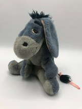 Eeyore Plush Stuff Animal Disney Stuffed Animal Winnie Pooh 9&quot; Sitting  - £11.06 GBP