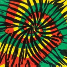 Carolina Creative Bandanna (Tie Dye Reggae) 22&quot; x 22&quot; 100% Cotton Hippie - £6.00 GBP