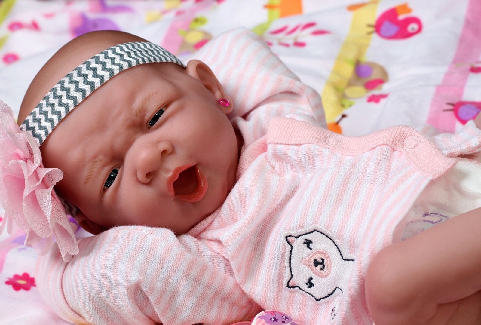 ~~ NEW ~~ BABY GIRL DOLL REAL REBORN BERENGUER 15" INCH VINYL LIFELIKE NEWBORN