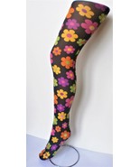 Sixties Flower Power Daisy Printed Tights Funky Trippy 60&#39;s 70&#39;s Hippie ... - $21.21 CAD