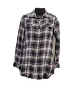 Harley Davidson Shirt Size XS Womens Plaid Button Front Harley Patch Lon... - $19.99