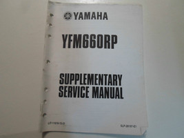 2002 Yamaha YFM660RP Supplementary Service Manual Factory Book 02 Water Damage - $11.13