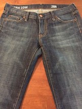 J. Crew Women&#39;s Jeans Ultra Low Boot Cut Distressed Jeans Size 28 X 32 NWOT - £22.55 GBP