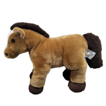 Build A Bear Horse Brown White Blaze Head Face Plush Stuffed Animal Toy BAB - £11.98 GBP