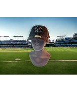 NY Yankees 47 Brand Twins Grant Cap Black Distressed Logo Strapback Hat ... - £24.18 GBP