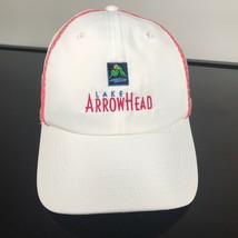 &quot;Lake Arrowhead&quot;, Embroidered Ball Hat, Adjustable Strap. NWOT. White cap - $14.36