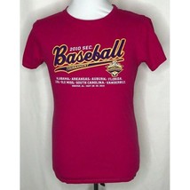 Champion SEC Baseball Tournament College Sports 2010 Pink T-Shirt Size L... - $6.92