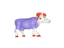 cow parade moodam red hat society cow figurine - $17.45