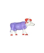 cow parade moodam red hat society cow figurine - £13.91 GBP