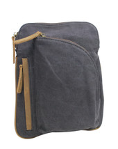 Vagarant Traveler Cotton Canvas Chest Pack Travel Bag CK92.Grey - $28.00