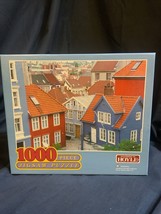 According To Hoyle 1000 Piece Jigsaw Puzzle Houses COMPLETE - $7.25