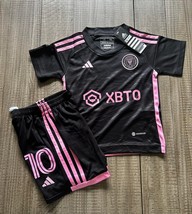 Inter Miami 2023 - 2024 Kids Black Away Soccer Jersey - Messi Miami Kids... - £59.25 GBP