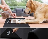 Pet Food &amp; Water Bowel Mat Waterproof For Dogs &amp; Cats Anti Slip And Hide... - £6.05 GBP