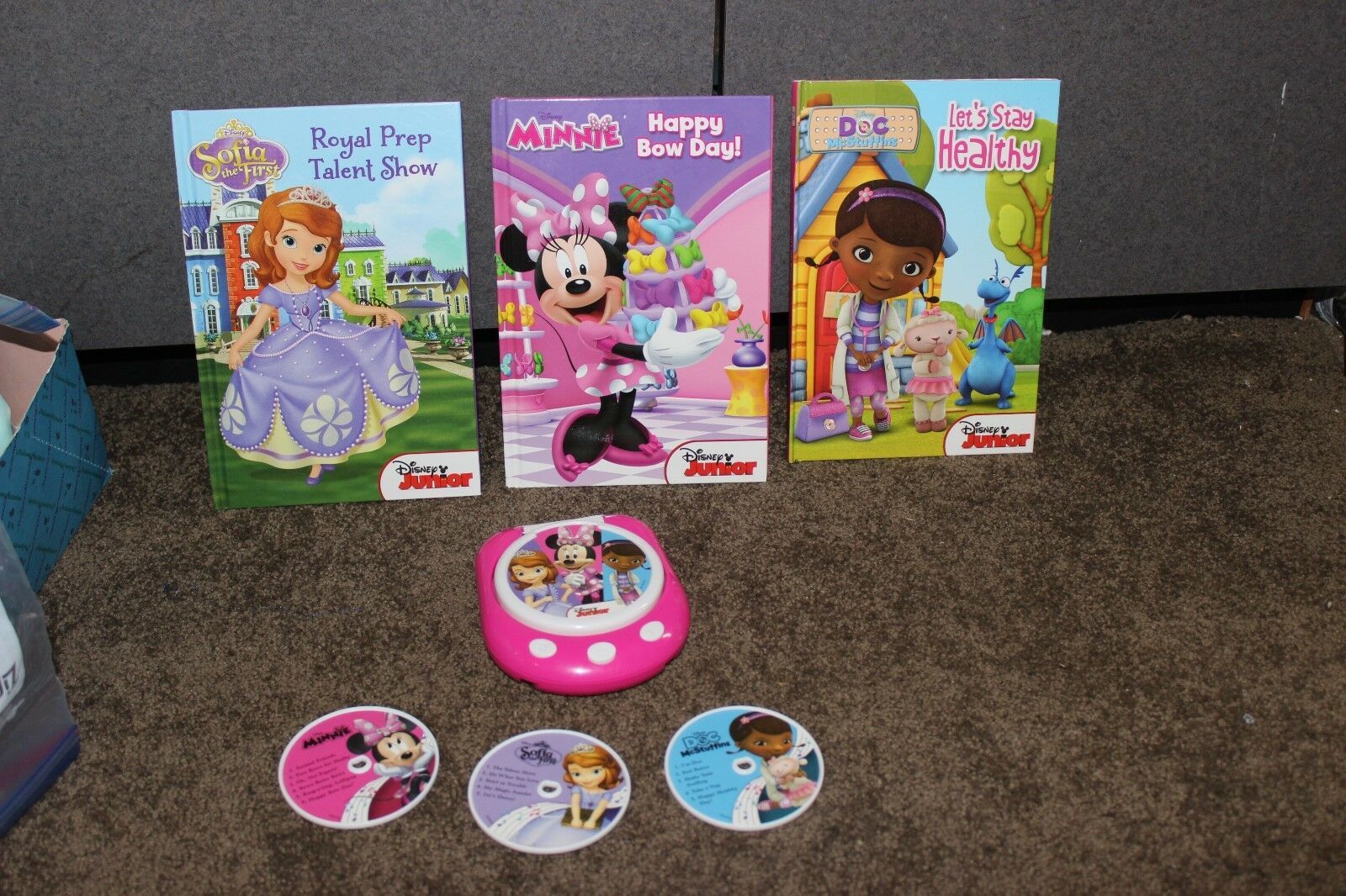 Disney Junior HC Books with Disney Jr. Music Player and CD lot - $15.95