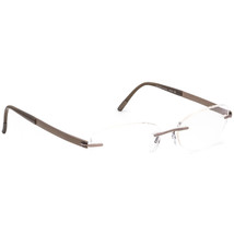 Silhouette Eyeglasses 7779 40 6052 Titan Soft Brown Rimless Austria 51[]17 140 - £102.25 GBP