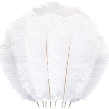 150 Pcs Natural Ostrich Feathers Bulk 10-12 Inch Ostrich Plumes Feathers For Cra - £70.74 GBP