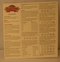Yahtzee 40th Anniversary Collectors Edition Game Instructions &amp; bonus ch... - £15.65 GBP