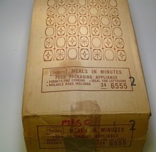 Vintage Sears Meals in Minutes Food Packaging Appliance, Permits Pre-Coo... - £19.70 GBP