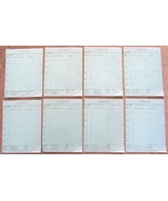 8 Original 1957 THE DIARY OF ANNE FRANK Movie Daily Assignment Report Sh... - $49.49