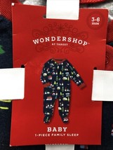 NWT Wondershop Baby Holiday Knomes Footed Pajamas Blue 3-6 Months Christmas - £7.93 GBP