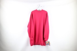 NOS Vintage 90s Streetwear Womens L / XL Blank Oversized Mock Neck Sweatshirt - £43.48 GBP