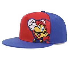 Baseball Cap  Mario  Bros Anime Cosplay Adjustable Snap Back Truckers Sh... - £10.19 GBP